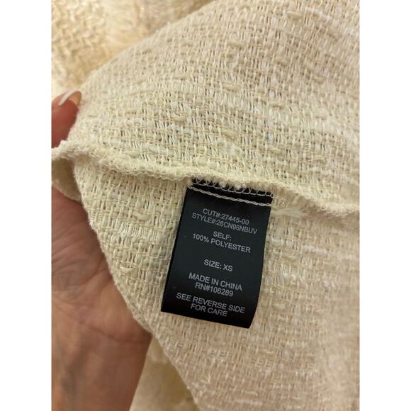 NWT Trixxi Sleeveless Bouclé Bodycon Dress Tweed Preppy Lawyer Teacher XS Retro - Picture 4 of 7